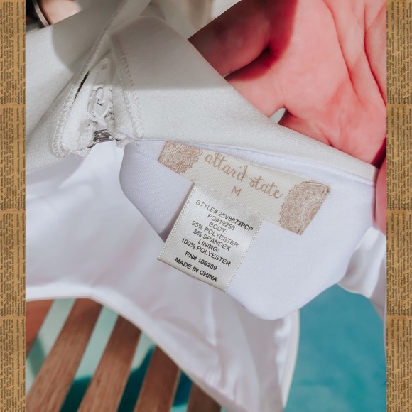 nwt! altar’d state white romper - Picture 4 of 6